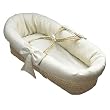 Baby Doll Bedding Pique Moses Basket, Ecru