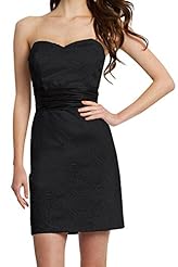 Short Sweetheart Evening Dress/Prom Dress/Party Dress/Wedding Dress  With a Ribbon 