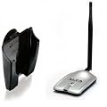Alfa AWUS036H 1000mW 1W 802.11b/g USB Wireless WiFi Network Adapter with Antenna and Suction Cup Window Mount Dock