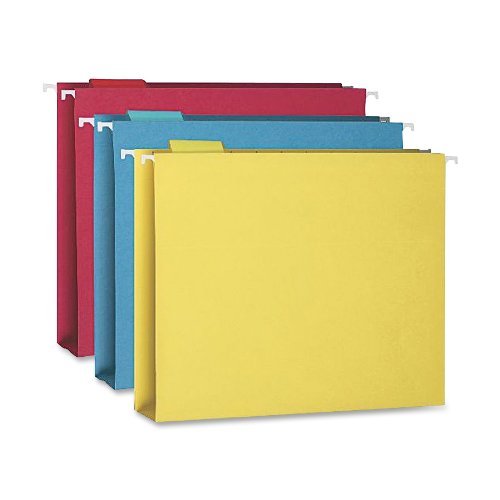 Smead Hanging Folder without Tab Letter 2 Inch Expansion Assorted