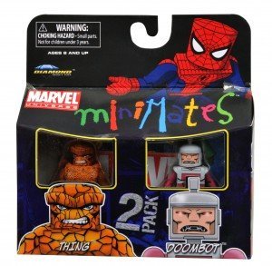 the thing marvel Marvel Minimates Series 37 Mini Figure 2Pack Thing Doombot the thing marvel