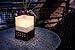 Solar Rattan Garden LED Light / Candle Light - Flickering Warm White Candle Glow