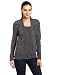 Silver Cables - Ella Moss Womens Highland Collar Sweater, Heather Grey, X-Small