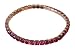 Gold Fuchsia Stretch Bracelet