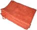 6 St�ck Waschhandschuh mit Aufh�ngeschlaufe 100% Baumwolle Batex Cotton Tri 16x21 Terracotta Orange