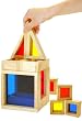 Deluxe Preschool Learning & Development Toy: Modern Architect Construction Color Building Blocks Set