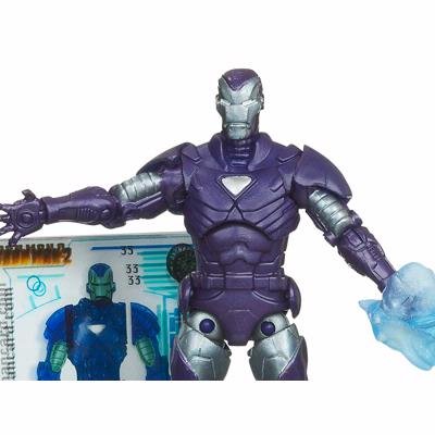  Iron Man 2 Comic Series 4 Inch Action Figure #33 Arctic Armor Iron Man