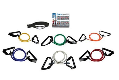 Flexcords - Resistance Bands Set - Exercise Bands - Home Gym Fitness Equipment - Workout Bands - Exercise Equipment