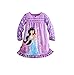 Disney Store Jasmine Aladdin Long Sleeve Nightshirt Nightgown for Girls, Purple