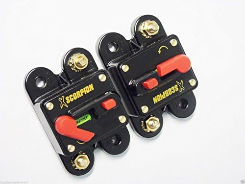 Pair Packed 4 or 8 Gauge AWG 12V 150A 150 Amp A Manual Reset Circuit Breaker 12 Volt