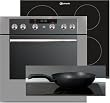 Bauknecht Set HEKO 8000 Induktion PT Herd-Set / A / 51 L / Kochfeld Funktion / Elektronik-Uhr inkl. WOK Pfanne ARCHETUN gratis