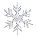 ID 8144 Snowflake Decoration Patch Winter Christmas Embroidered Iron On Applique