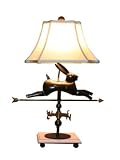 Rabbit Weathervane Lamp in Pink