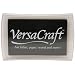 Tsukineko Full-Size VersaCraft Fabric and Home Decor Crafting Pigment Inkpad, Real Black