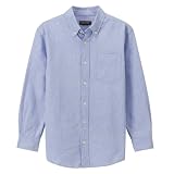 Boys' Cherokee  Long-Sleeve Oxford Shirt - Blue