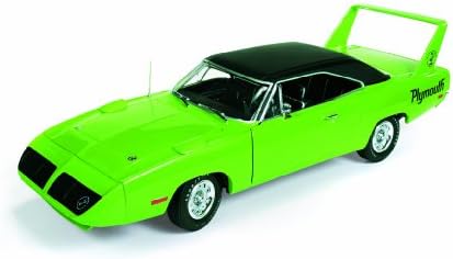 1970 Plymouth Superbird Green "Car &amp; Driver" Magazine Car 1/18 by Autoworld AMM995