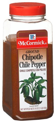 McCormick Chipotle Chili Pepper, Ground, 16-Ounce Plastic Bottle (Pack of 2)