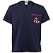 Boston Red Sox Navy Blue Scrub Top (Large)