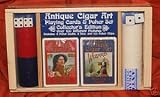 Antique Cigar Art Playing Cards & Poker Set