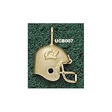 California Golden Bears Solid 10K Gold ''CAL'' Helmet Pendant