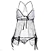 ANDI ROSE Women Sexy Lingerie Sheer Underwear Babydoll Dress Sleepwear