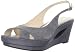 Calvin Klein Women's Rosaria Mini Square Wedge Sandal,Grey,8.5 M US
