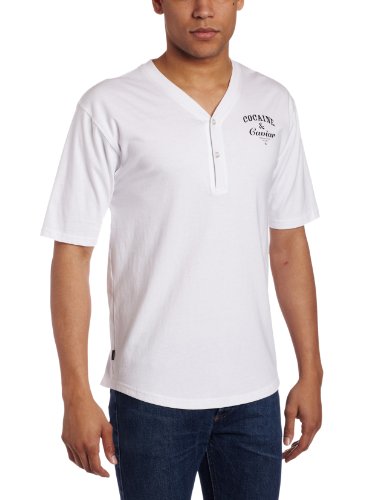 Crooks & Castles Men\'s Coca and Caviar Knit Henley Top