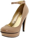Michael Antonio Women’s Lux Platform Pump,Nude,7 M US