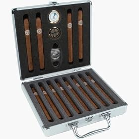 12-cigar Aluminum Travel Humidor