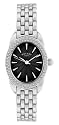 Rotary Lb02498 20 Ladies Stone Set Black Dial Stainless Steel Bracelet Watch