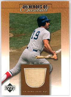 Fred Lynn 2001 Upper Deck Prospect Heroes of Baseball Game Used Bat