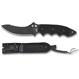 Pygmy Warrior, G-10 Handle, Black Blade, Plain