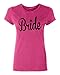 P&B Wedding Bride Women's T-Shirt, XL, Cyber Pink