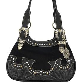 American West Black Beauty 3 Compartment Zip-Top Scoop Tote