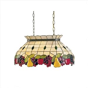 Pool Table Pendant in Antique Brass by Dale Tiffany Lamps