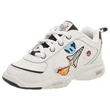 Stride Rite Toddler/Little Kid Throttle Lighted Shoe,White/Navy,8.5 W US Toddler