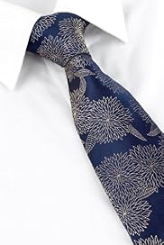 Autograph Pure Silk Floral Embroidered Tie