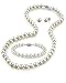 14K Gold 7-8mm White Freshwater Cultured Pearl Necklace, Bracelet & Earrings Set, 18