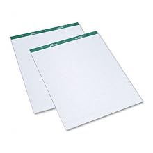 Ampad 24-032R Evidence Flip Chart Pads Ruled with 1-Inch Squares, 27x34, 50 Sheets Per Pad, 2 Pads Per Pack