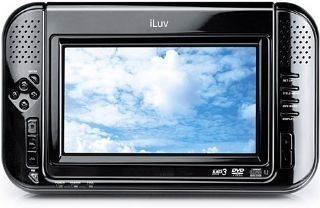 iLuv i1055WHT 7 Portable Tablet DVD Player with iPod Video Dock (White)