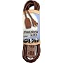 Coleman Cable 9402-07 9-Foot Triple Tap Extension Cord, Brown