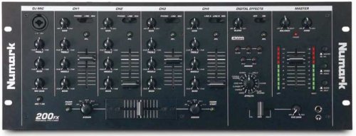 NUMARK 200FXMKII 4 Channel DJ Mixer with Digital Effect