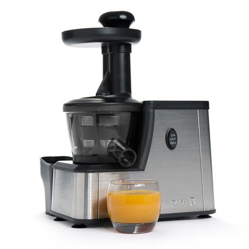 Dash JB250SS STAINLESS Premium Slow Squeeze Juicer w/ One Year Warranty