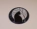 Black Cat in the Full Moon Talisman Amulet. Image