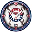 Texas Rangers Wall Clock - Baseball Sports Merchandise