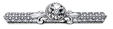 Carpe Diem Hardware 76057623-11AB Versailles Large Round Knob Fleur De Lys with Swarovski Crystals w