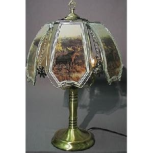 Moose Touch Lamp ET-DE3 Select Base Finish: Pewter