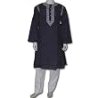 Anniversary Gifts for Him Men Cotton Embroidered Kurta Pajama Size M Chest :38