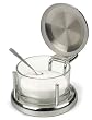 RSVP 18/10 Stainless Steel Salt Server w/ Spoon NEW