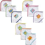 3-Pack Patches Hooded Towels